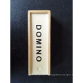 Pack Domino en bois noir dans une boîte en bois